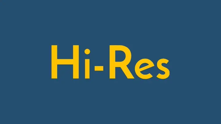 Hi-Resolution Render