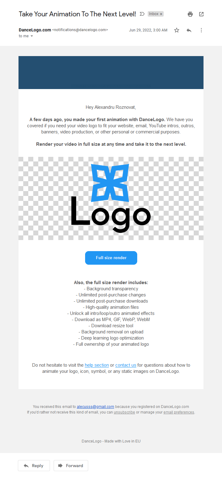 Animate Your Logo in Seconds | DanceLogo