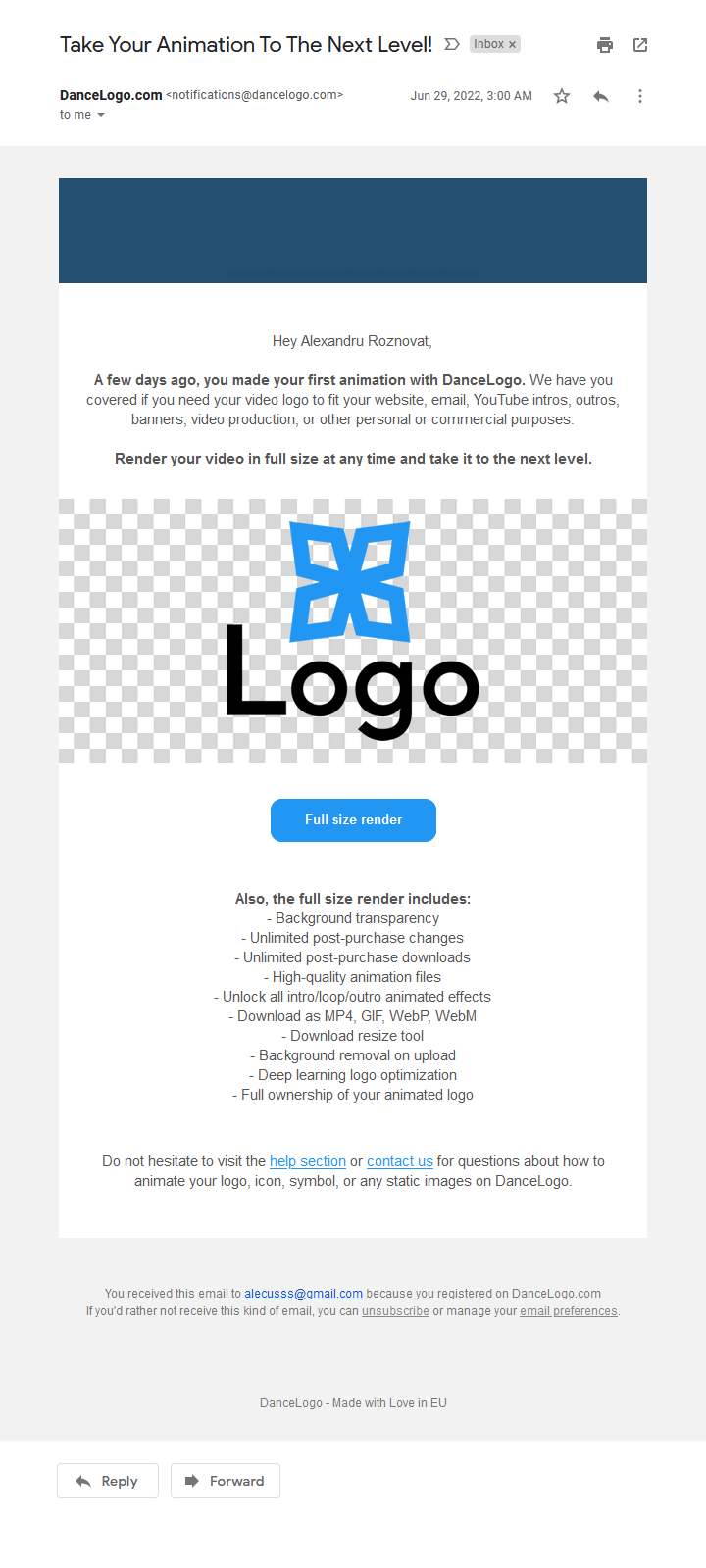 Animate Your Logo in Seconds