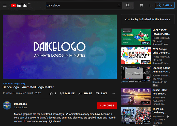 Online 3D Logo Animation Maker | DanceLogo