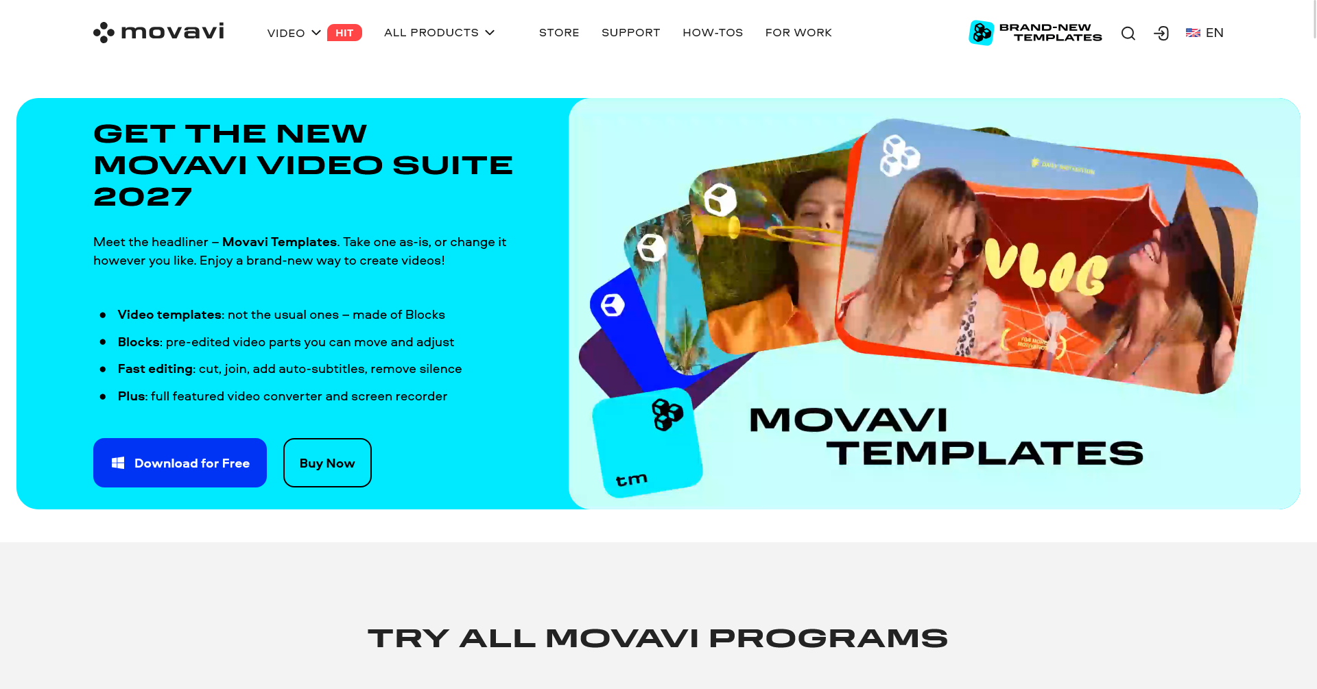 Movavi Video Editor is an intuitive video editor