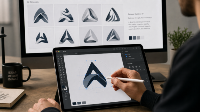 A 6-Step Workflow for AI Logo Design: Retaining Creative Control