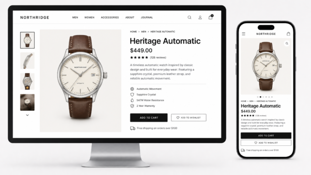 How to Build an Ecommerce Typography System for Product Pages