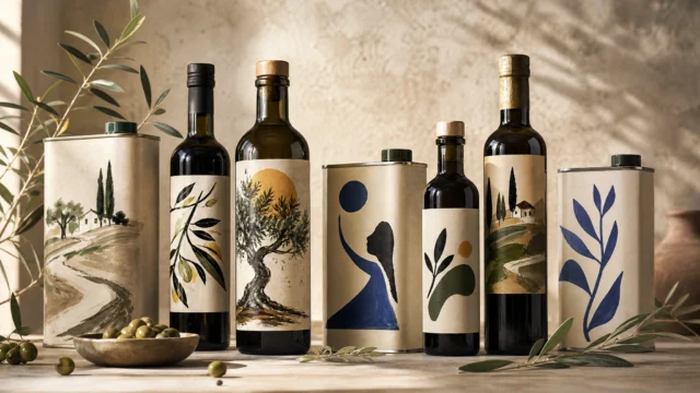 When an Olive Oil Brand Lets Illustration Lead