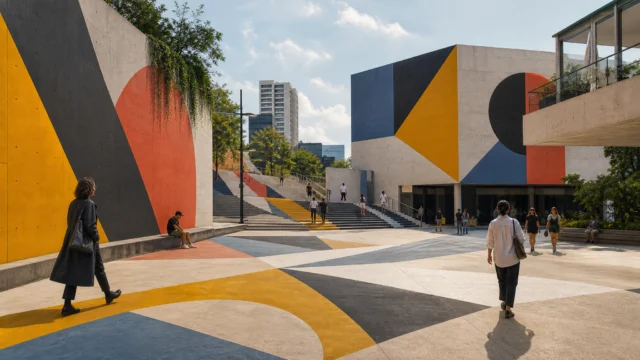 When graphics start doing architectural work in the city