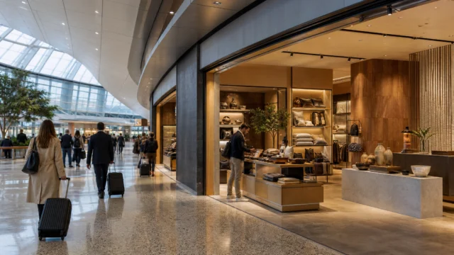 When airport retail has seconds to explain itself